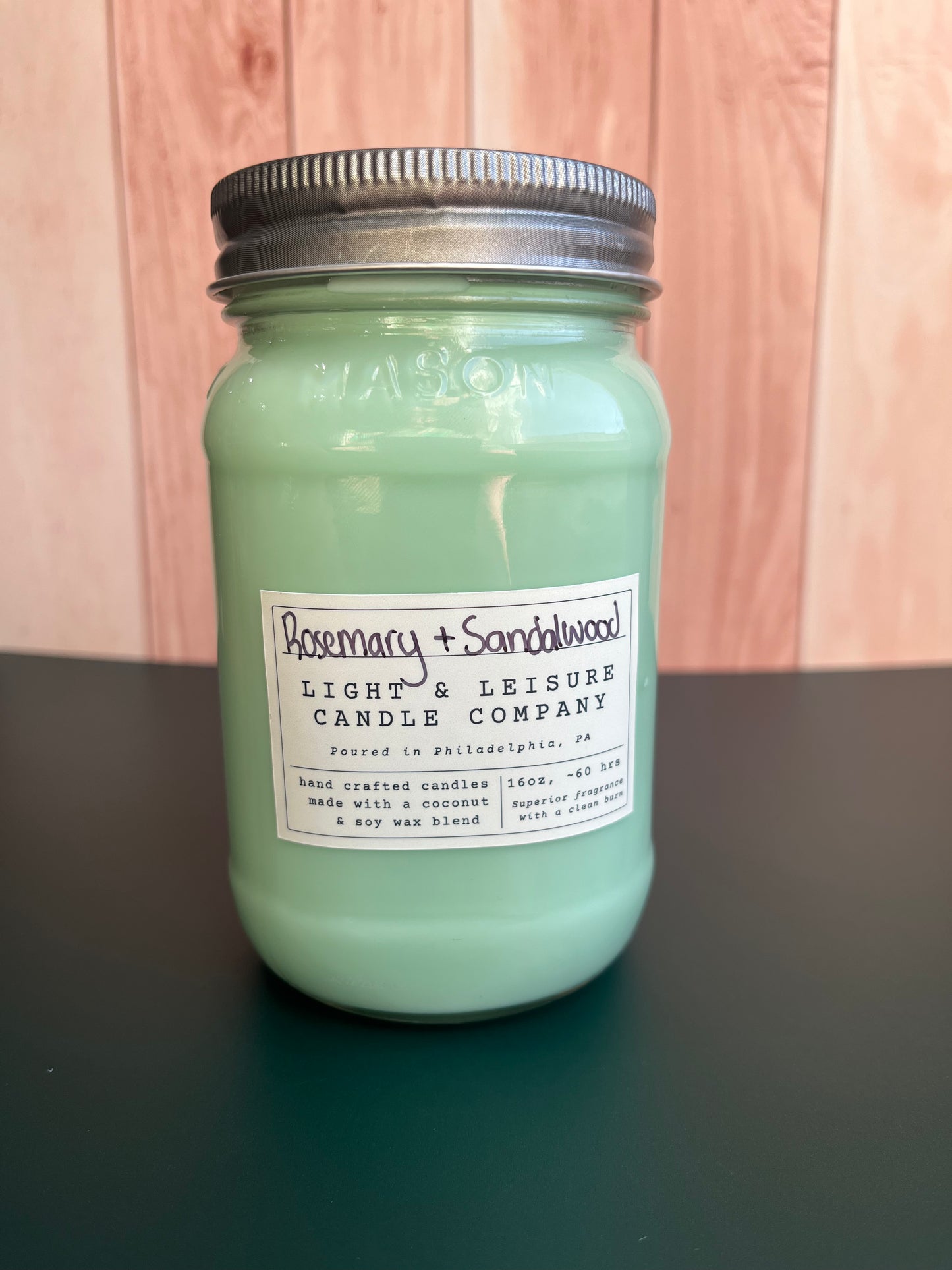 Rosemary, Sage, and Sandalwood - 16oz candle