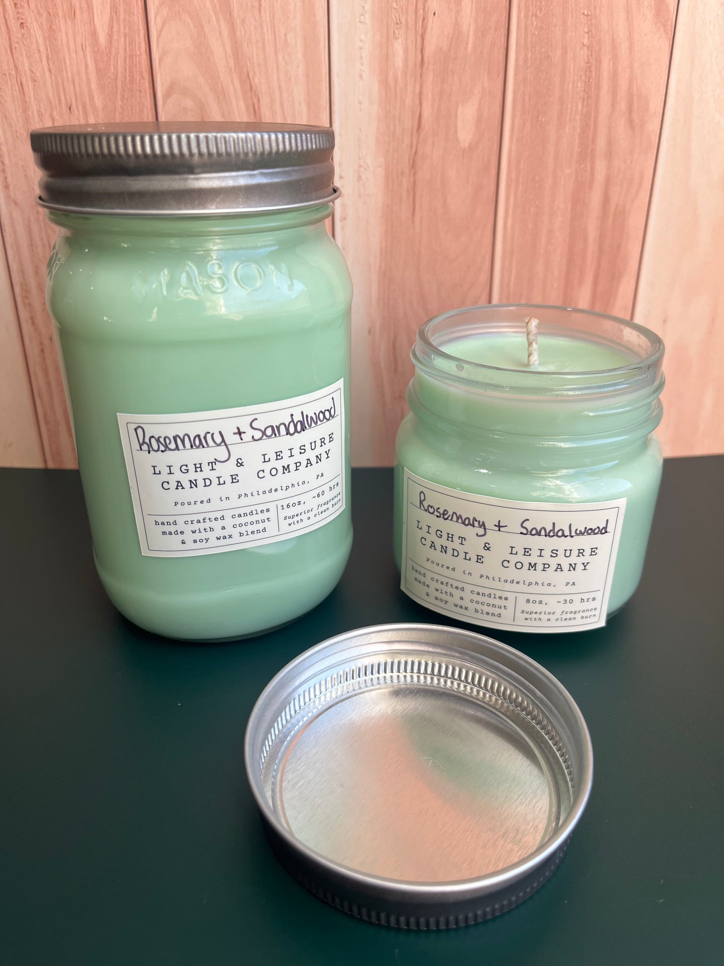 Rosemary, Sage, and Sandalwood - 16oz candle