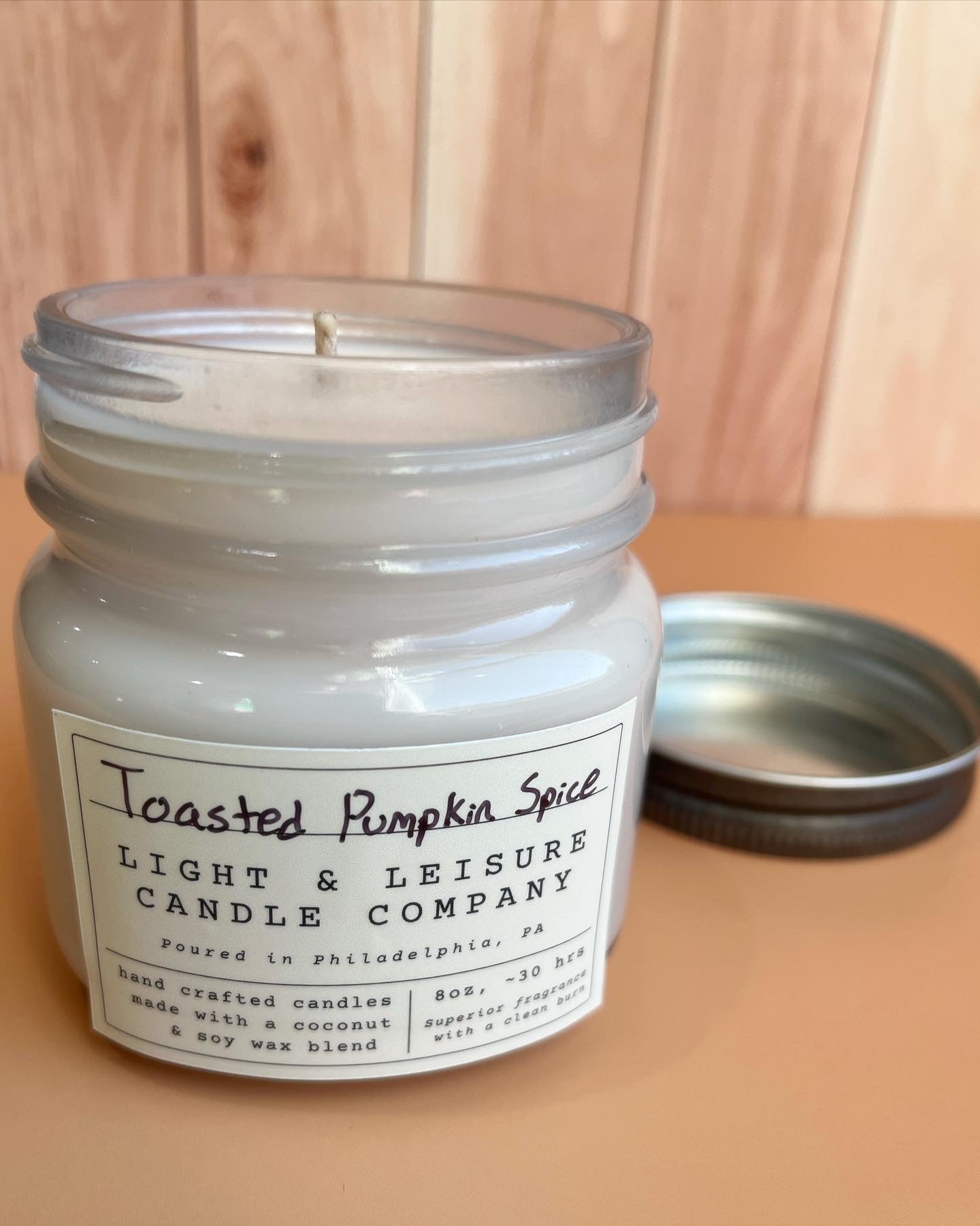 Toasted Pumpkin Spice - 8oz candle