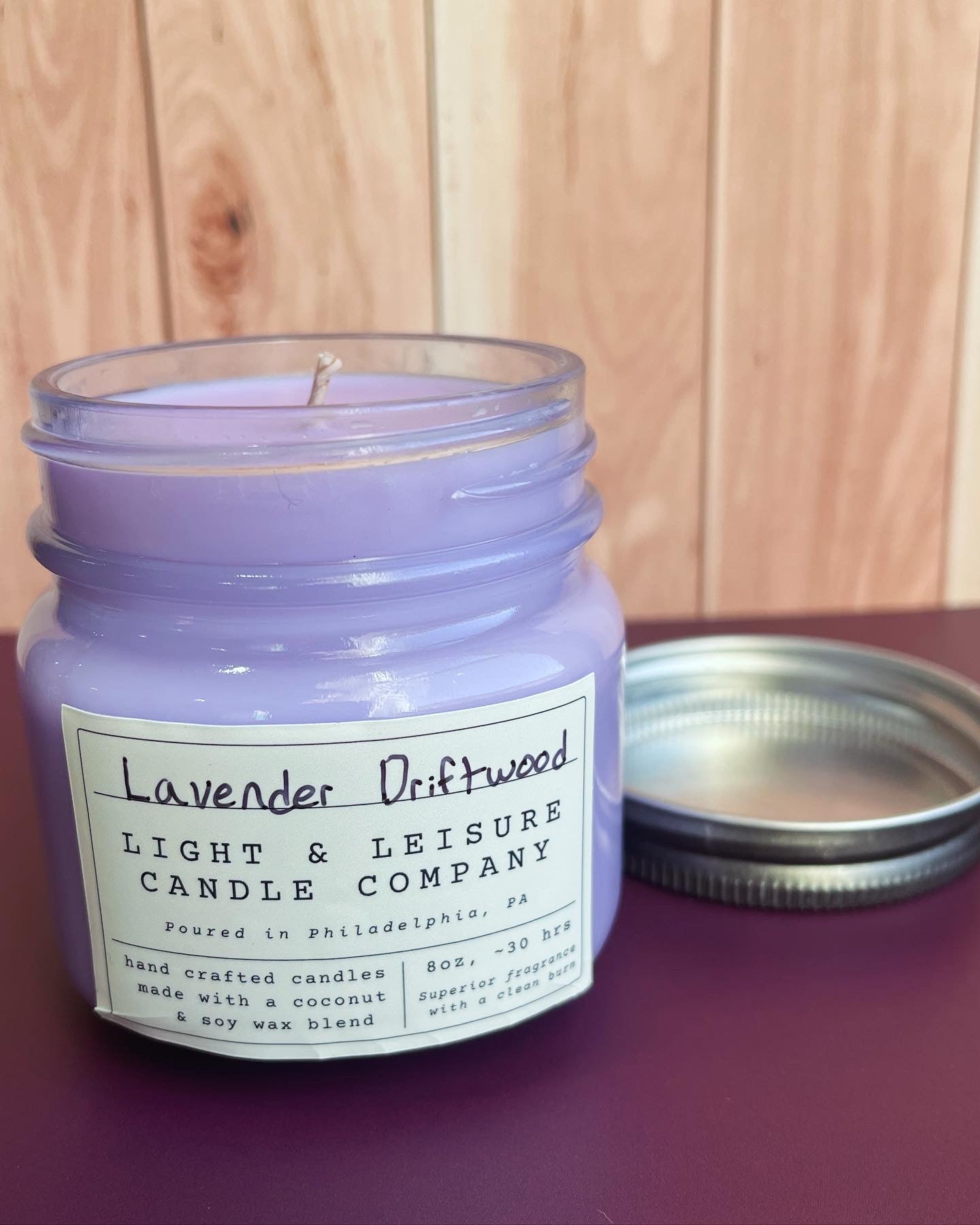 Lavender Driftwood - 8oz candle